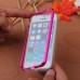 iPhone SE 5 5s - Premium Dual Layer Drop Proof Aluminium Bumper and TPU Protective Phone Cover Case - Silver